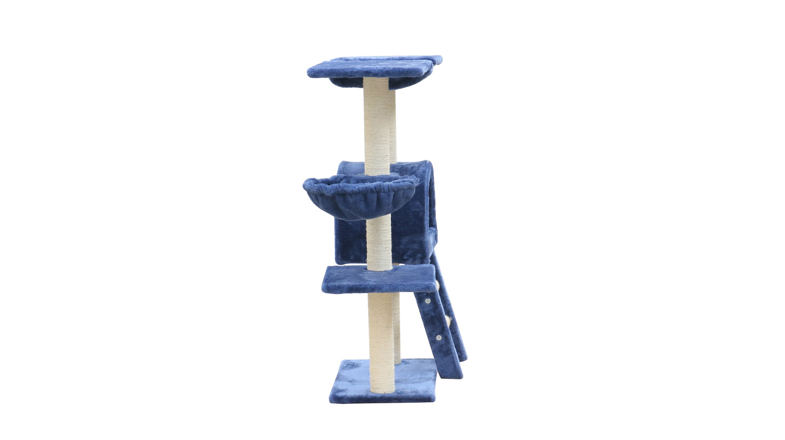 YES4PETS 100 cm Blue Cat Scratching Post Tree Scratcher House V278-CT100_BLUE