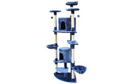 YES4PETS 200 cm Cat Scratching Post Tree Scratcher Corner Tower Furniture- Blue V278-CT200-BLUE