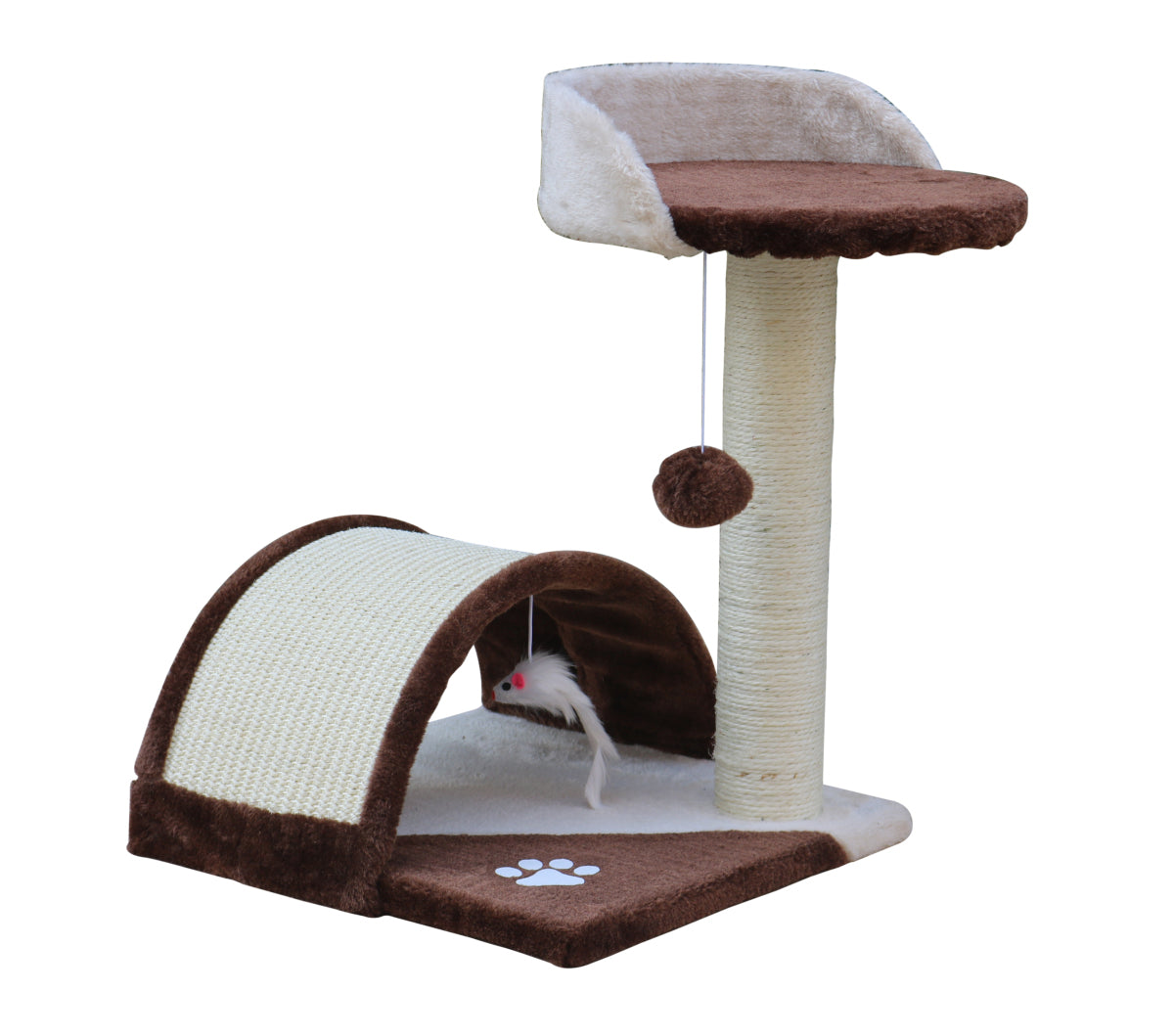 YES4PETS 50 cm Cat Scratching Post Tree Scratching Pole Climbing Post-Brown V278-CT50