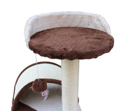 YES4PETS 50 cm Cat Scratching Post Tree Scratching Pole Climbing Post-Brown V278-CT50