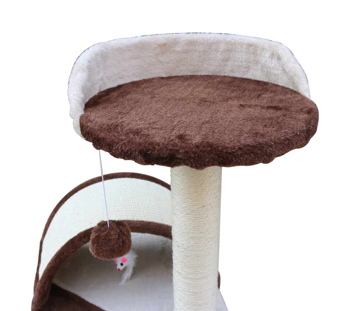 YES4PETS 50 cm Cat Scratching Post Tree Scratching Pole Climbing Post-Brown V278-CT50