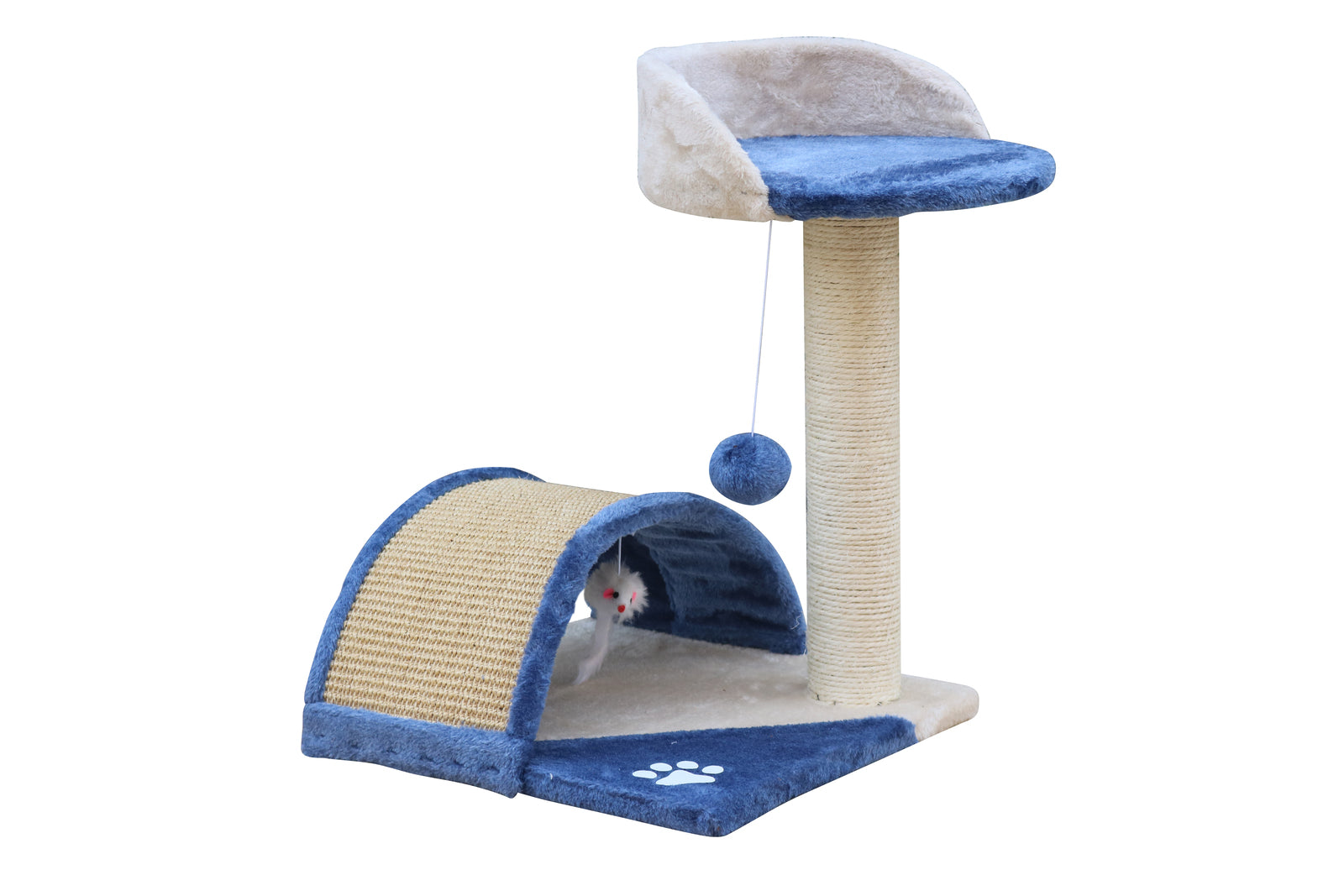 YES4PETS 50 cm Cat Scratching Post Tree Scratching Pole Climbing Post-Blue V278-CT50-BLUE