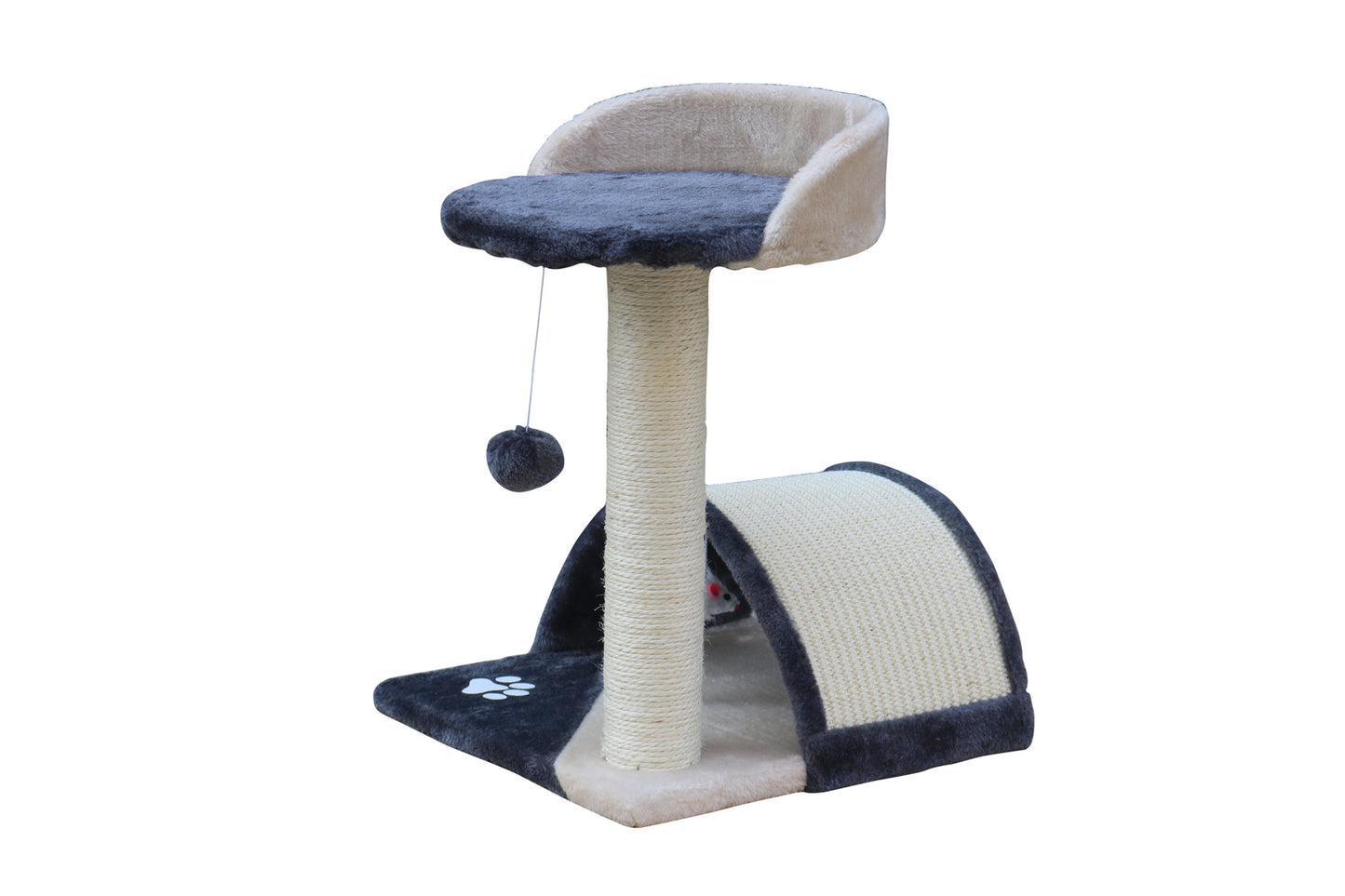 YES4PETS 50 cm Cat Scratching Post Tree Scratching Pole Climbing Post-Grey V278-CT50-GREY