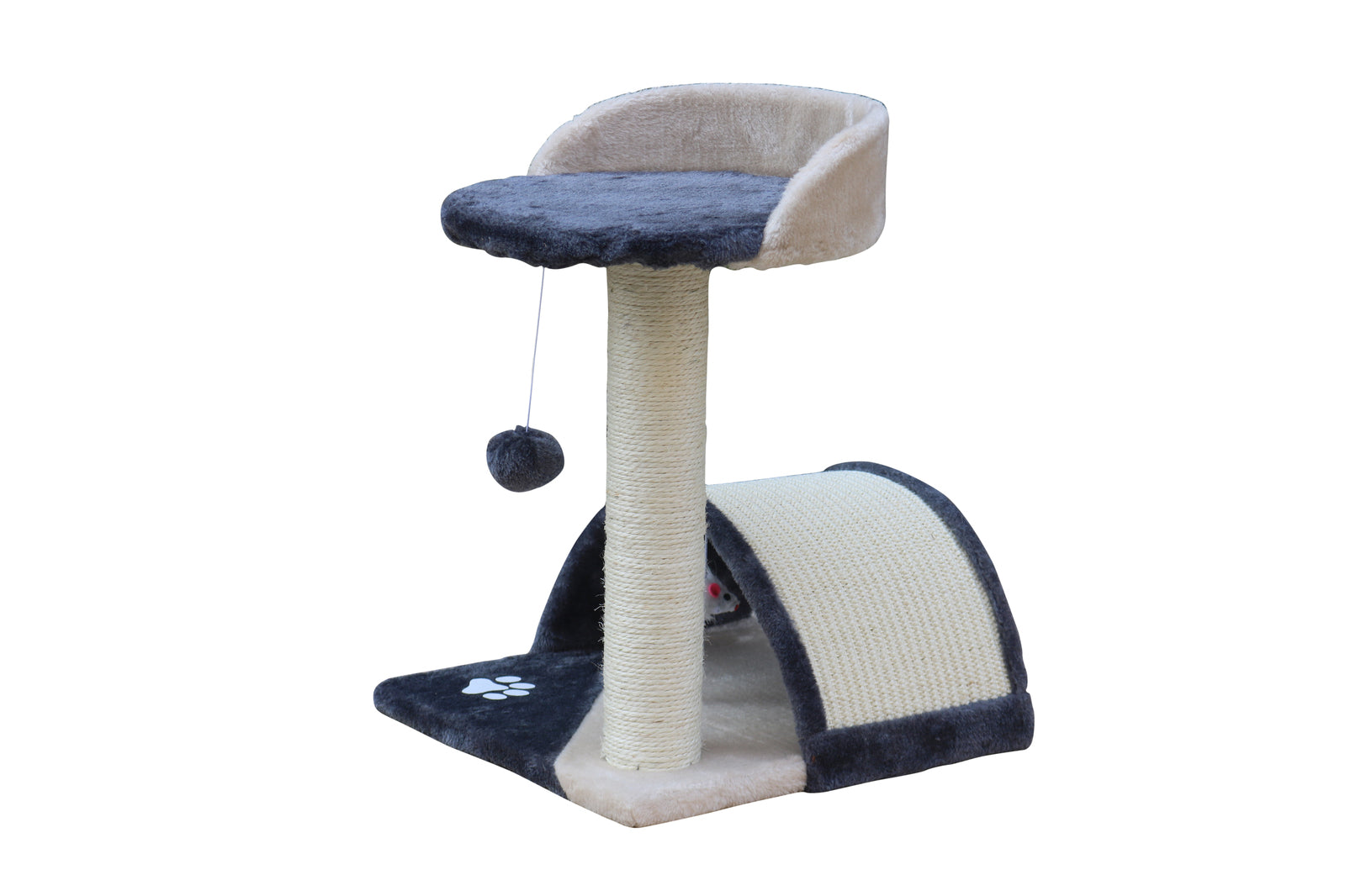 YES4PETS 50 cm Cat Scratching Post Tree Scratching Pole Climbing Post-Grey V278-CT50-GREY