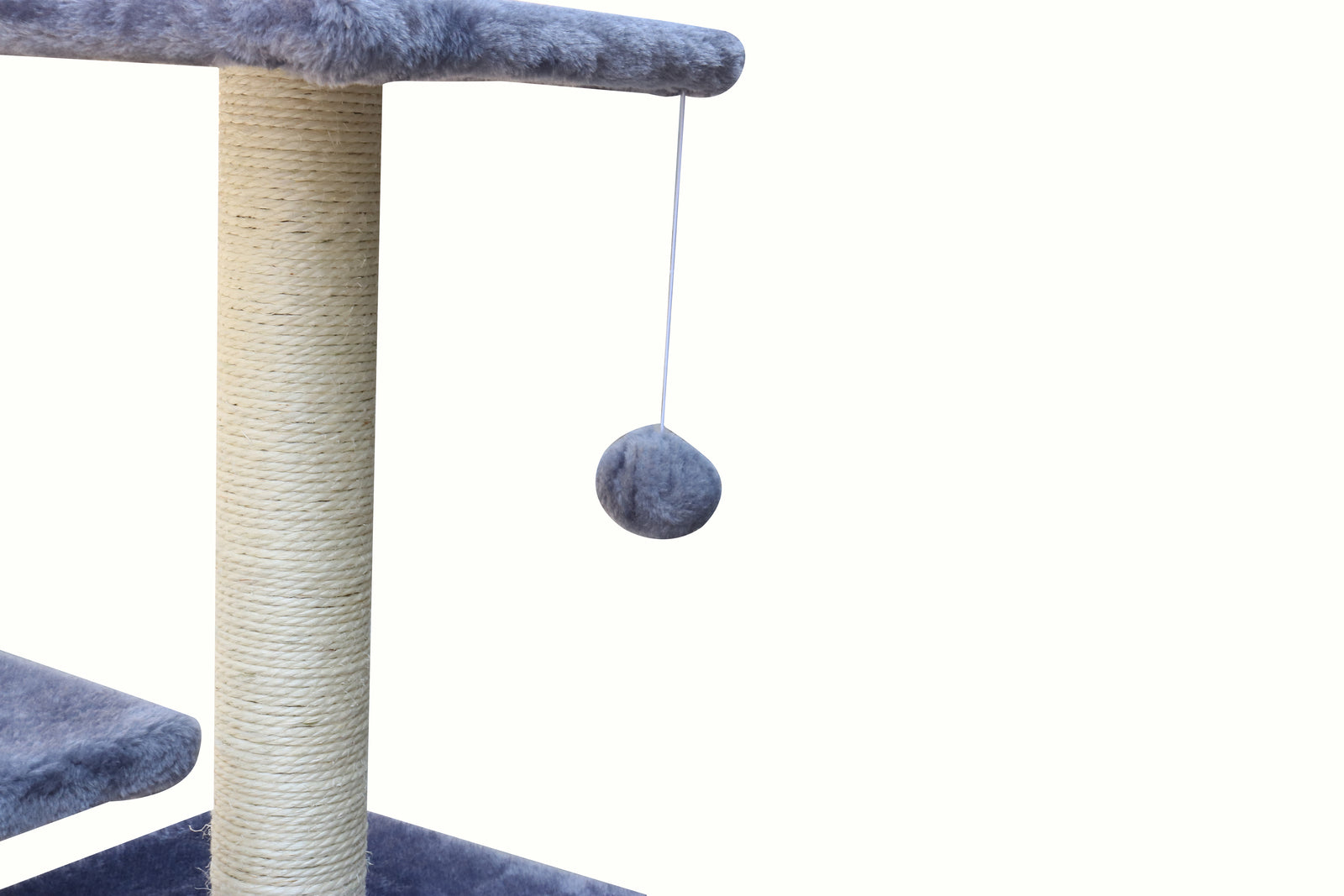 YES4PETS 71cm Grey Cat Scratching Tree Scratcher Post Pole Furniture Gym House V278-CT70-GREY