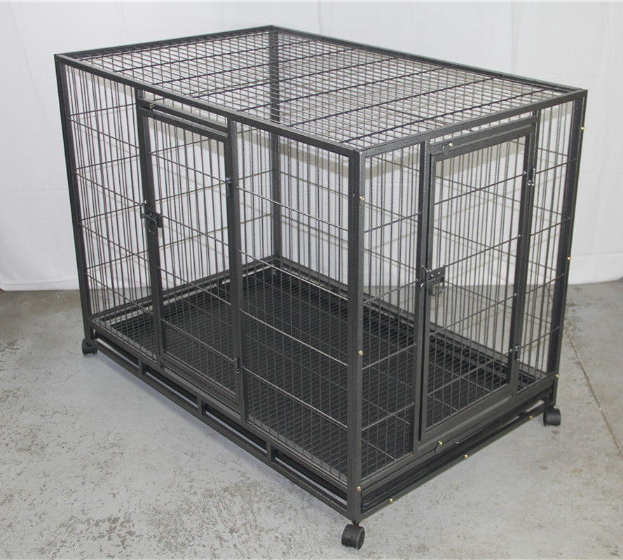 YES4PETS XL Pet Dog Cat Cage Metal Crate Kennel Portable Puppy Cat Rabbit House V278-D1010