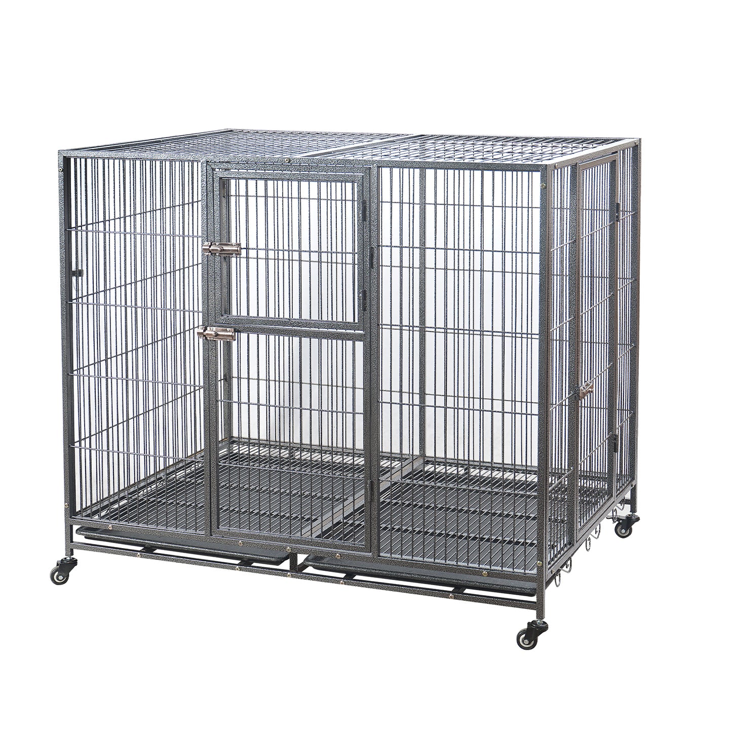 YES4PETS XXL Pet Dog Cat Cage Metal Crate Kennel Portable Puppy Cat Rabbit House V278-D1030