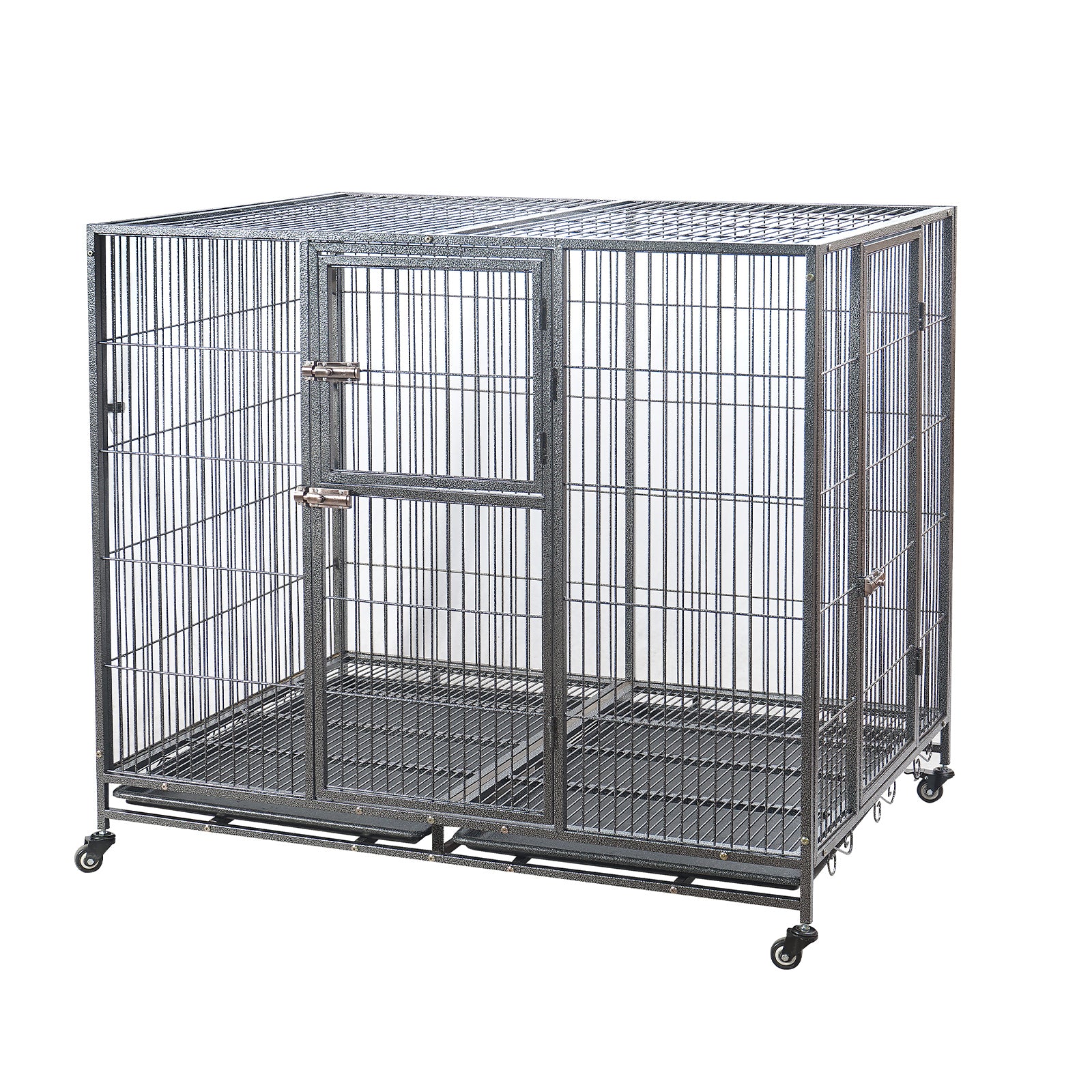 YES4PETS XXL Pet Dog Cat Cage Metal Crate Kennel Portable Puppy Cat Rabbit House V278-D1030
