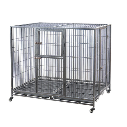 YES4PETS XXL Pet Dog Cat Cage Metal Crate Kennel Portable Puppy Cat Rabbit House V278-D1030