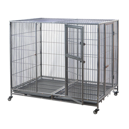 YES4PETS XXL Pet Dog Cat Cage Metal Crate Kennel Portable Puppy Cat Rabbit House V278-D1030