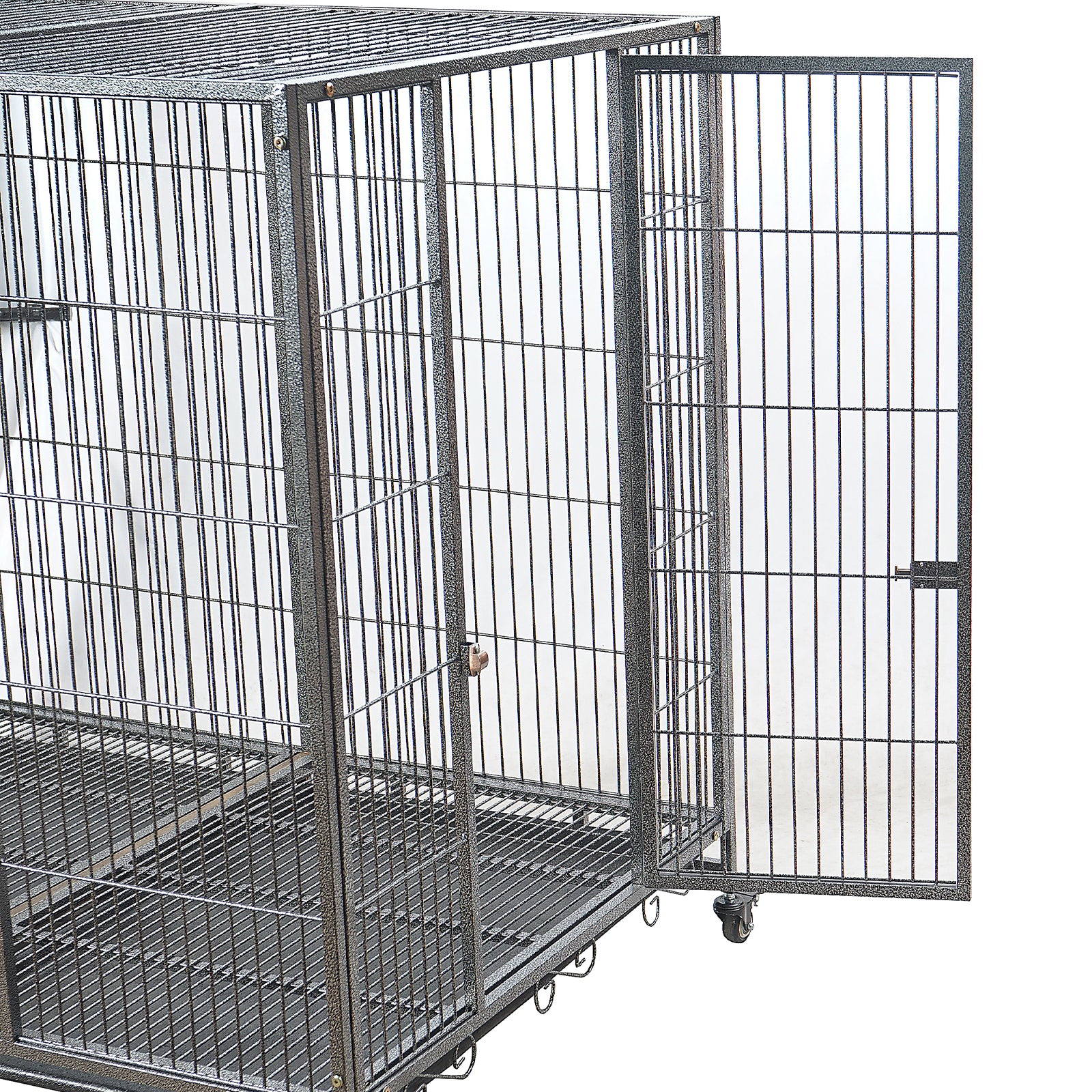 YES4PETS XXL Pet Dog Cat Cage Metal Crate Kennel Portable Puppy Cat Rabbit House V278-D1030