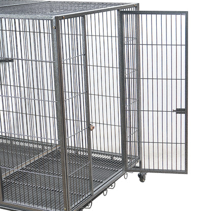 YES4PETS XXL Pet Dog Cat Cage Metal Crate Kennel Portable Puppy Cat Rabbit House V278-D1030