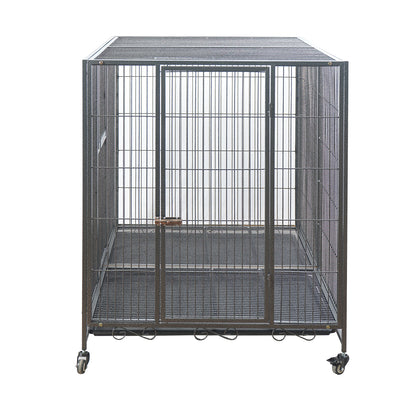 YES4PETS XXL Pet Dog Cat Cage Metal Crate Kennel Portable Puppy Cat Rabbit House V278-D1030