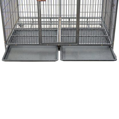 YES4PETS XXL Pet Dog Cat Cage Metal Crate Kennel Portable Puppy Cat Rabbit House V278-D1030