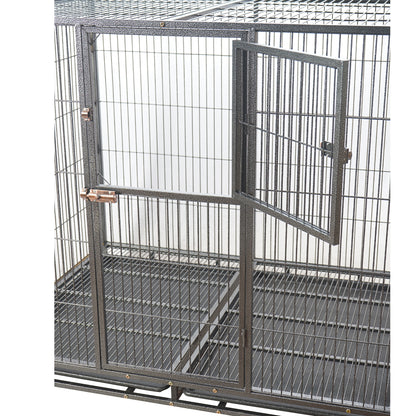 YES4PETS XXL Pet Dog Cat Cage Metal Crate Kennel Portable Puppy Cat Rabbit House V278-D1030
