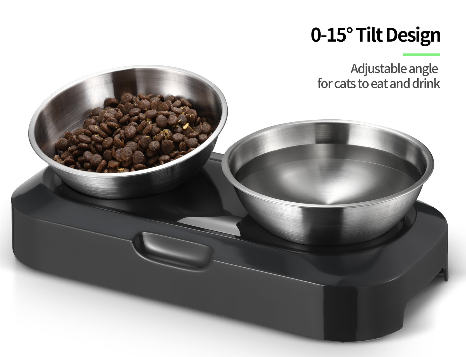 YES4PETS Stainless Steel Pet Bowl Water Bowls Portable Anti Slip Skid Feeder Dog Rabbit Cat V278-F01D-PET-BOWL