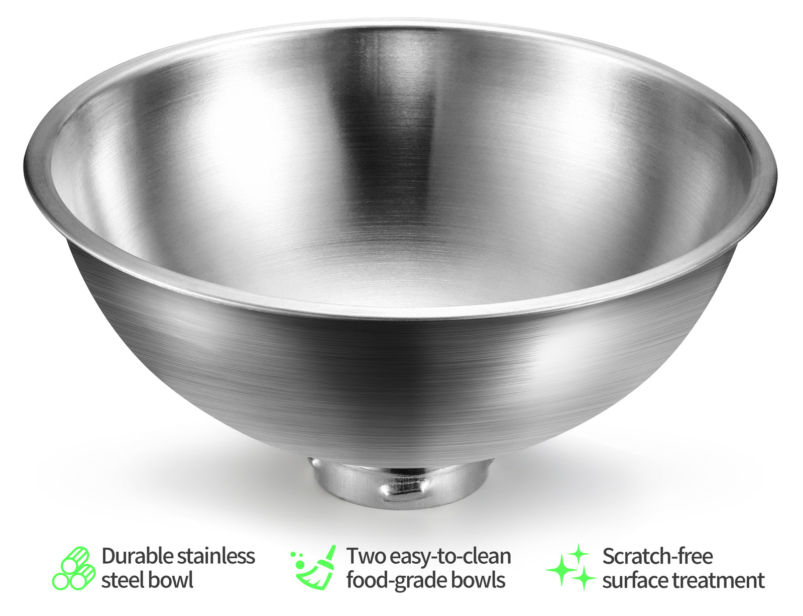 YES4PETS Stainless Steel Pet Bowl Water Bowls Portable Anti Slip Skid Feeder Dog Rabbit Cat V278-F01D-PET-BOWL