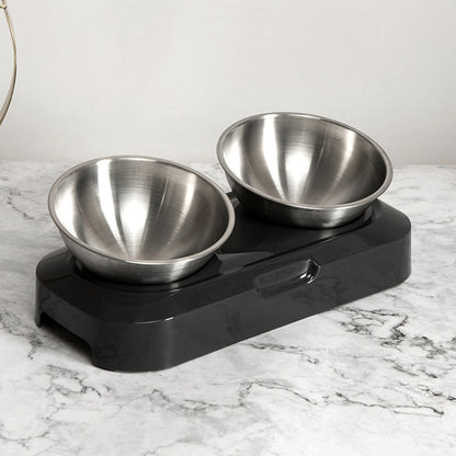 YES4PETS Stainless Steel Pet Bowl Water Bowls Portable Anti Slip Skid Feeder Dog Rabbit Cat V278-F01D-PET-BOWL