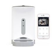 Smart Automatic Pet Dog Cat Rabbit Feeder Smartphone Camera APP for iPhone Android V278-F1-C-PET-FOOD-FEEDER