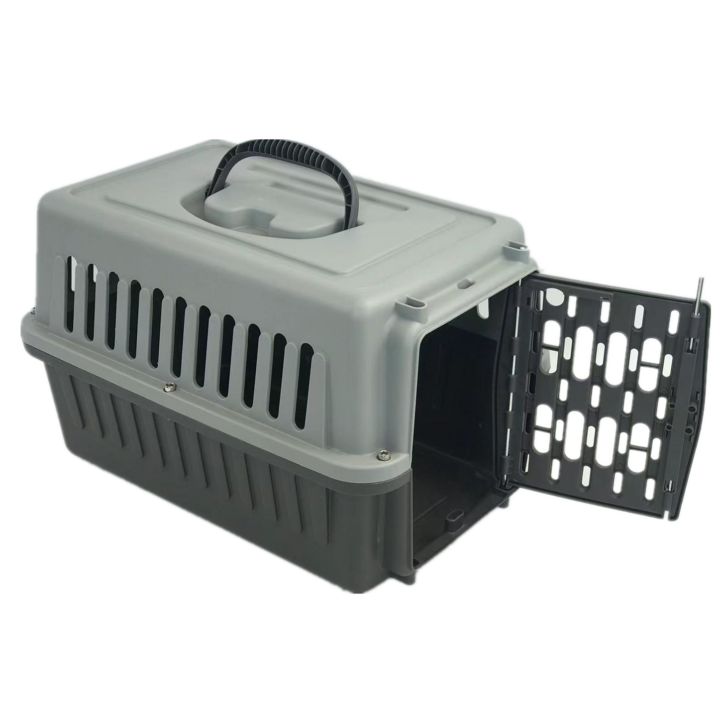 YES4PETS Small Dog Cat Rabbit Crate Pet Guinea Pig Carrier Kitten Rabbit Cage-Grey V278-FC-420-S-CARRIER-GREY