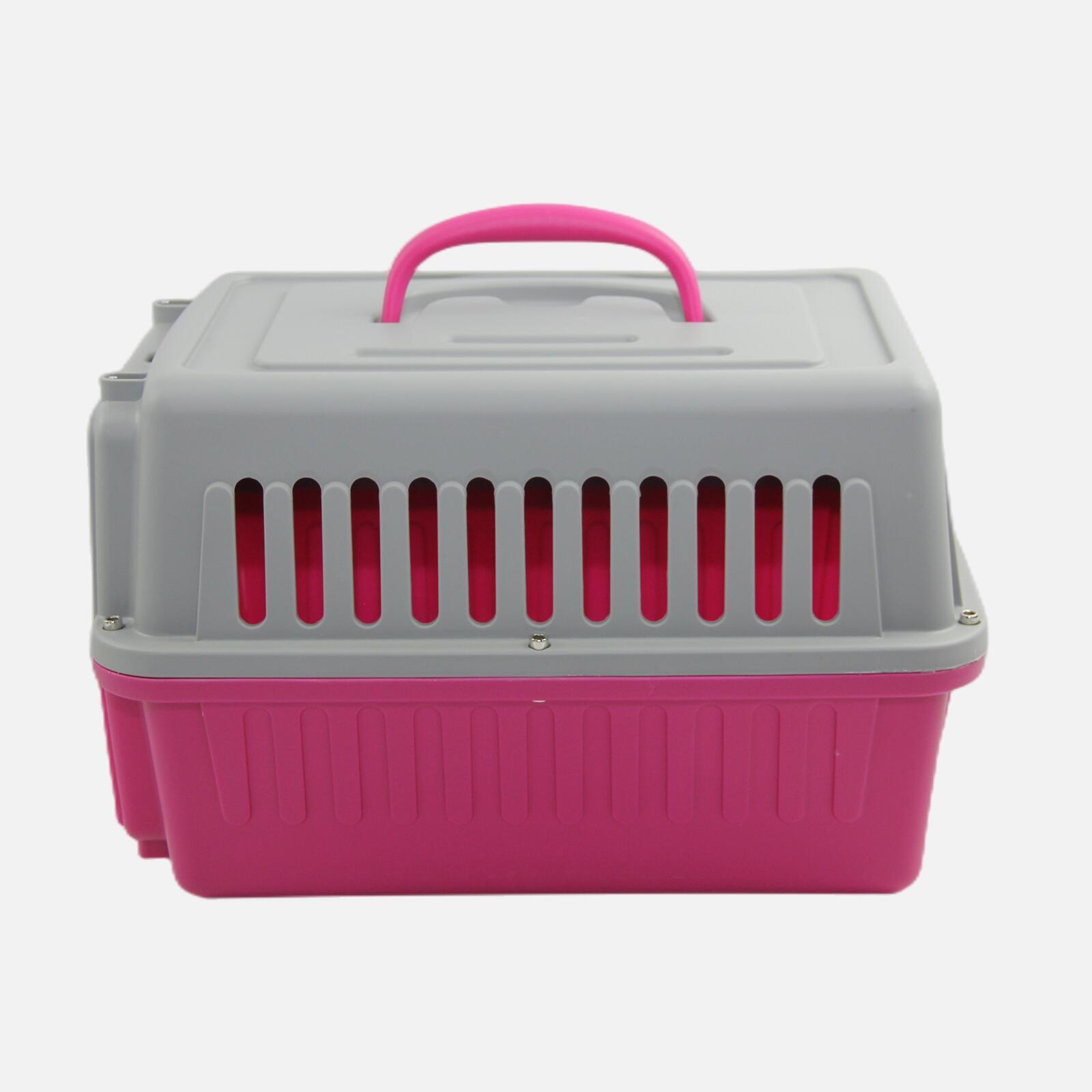 YES4PETS Small Dog Cat Rabbit Crate Pet Guinea Pig Carrier Kitten Cage Pink V278-FC-420-S-CARRIER-HOT-PINK