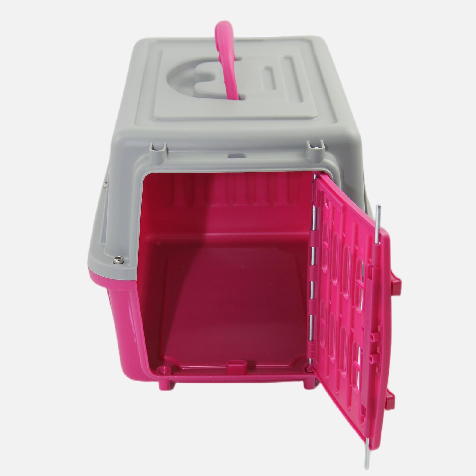 YES4PETS Small Dog Cat Rabbit Crate Pet Guinea Pig Carrier Kitten Cage Pink V278-FC-420-S-CARRIER-HOT-PINK