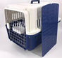 YES4PETS XL Dog Puppy Cat Crate Pet Rabbit Parrot Airline Carrier Cage W Bowl Tray & Wheel 72x53x53cm V278-FC-720-NAVY-BOWL-TRAY-WHE
