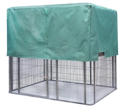 YES4PETS XXXXL Walk-in Bird Cat Dog Chicken Rabbit Cage Pet Parrot Aviary Perch 219x158x203cm With Green Cover V278-GB15786