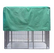YES4PETS XXXXL Walk-in Bird Cat Dog Chicken Rabbit Cage Pet Parrot Aviary Perch 219x158x203cm With Green Cover V278-GB15786