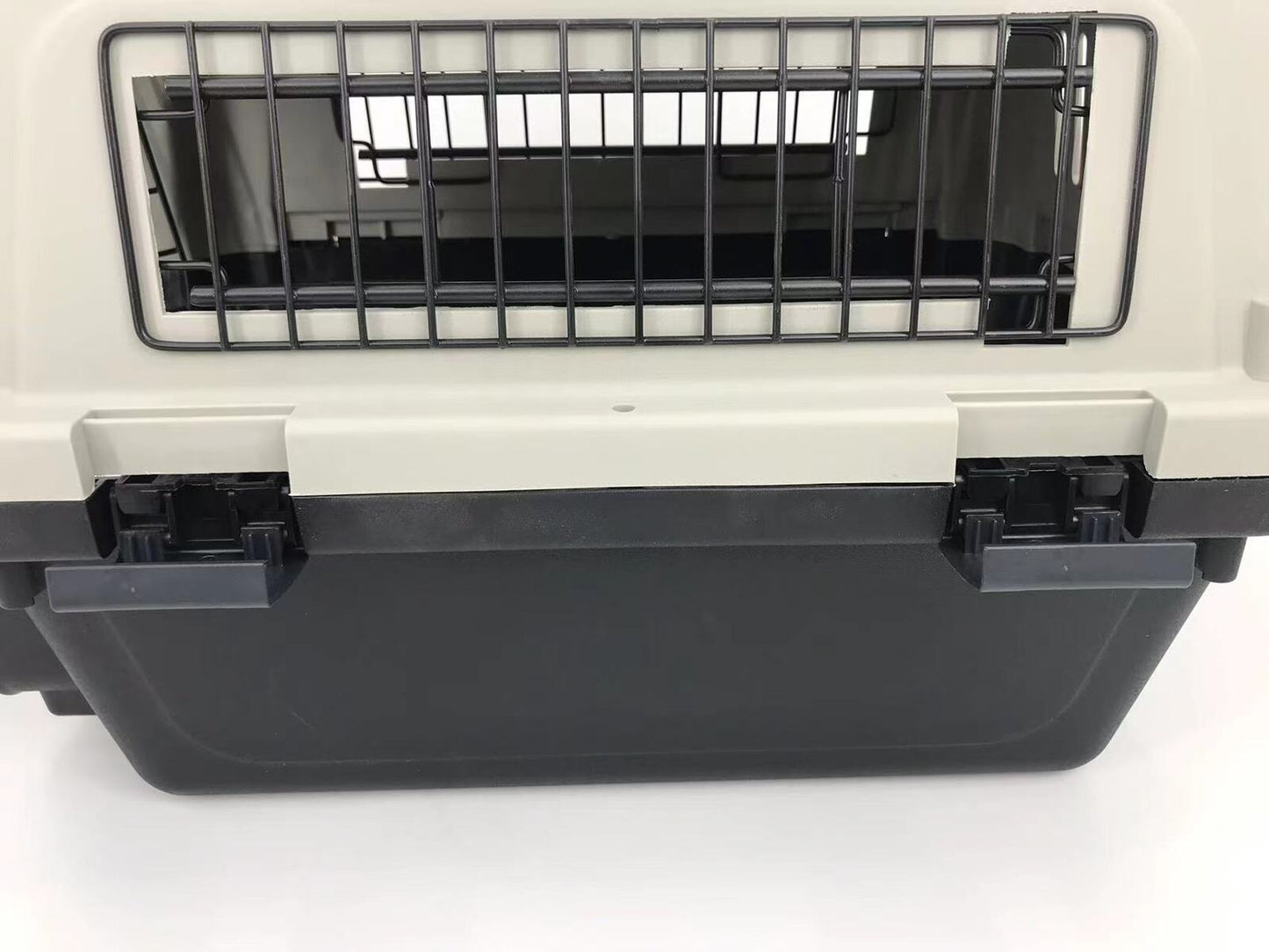 YES4PETS Medium Portable Pet Dog Cat Carrier Travel Bag Cage House Safety Lockable Kennel Grey V278-H-1-HKX-006-GREY