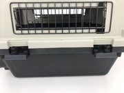 YES4PETS Medium Portable Pet Dog Cat Carrier Travel Bag Cage House Safety Lockable Kennel Grey V278-H-1-HKX-006-GREY