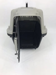 YES4PETS Medium Portable Pet Dog Cat Carrier Travel Bag Cage House Safety Lockable Kennel Grey V278-H-1-HKX-006-GREY