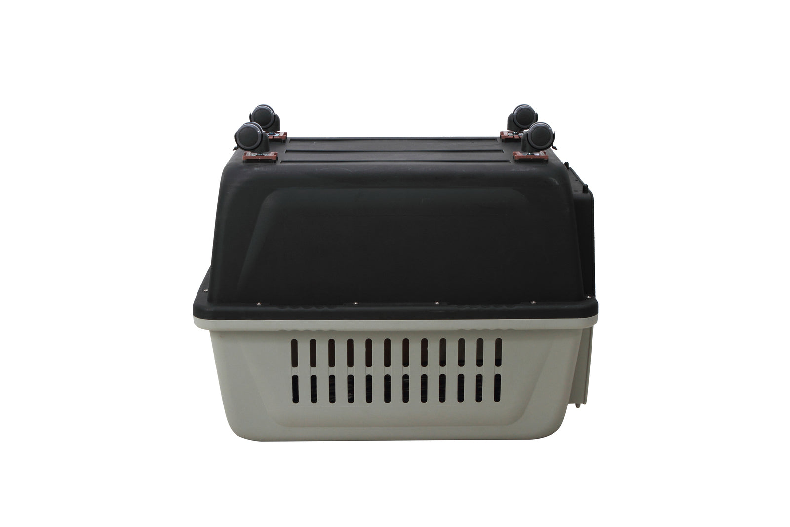 YES4PETS Large Plastic Kennels Pet Carrier Dog Cat Cage Crate With Handle and Wheel Black V278-HKX-0004-BLACK