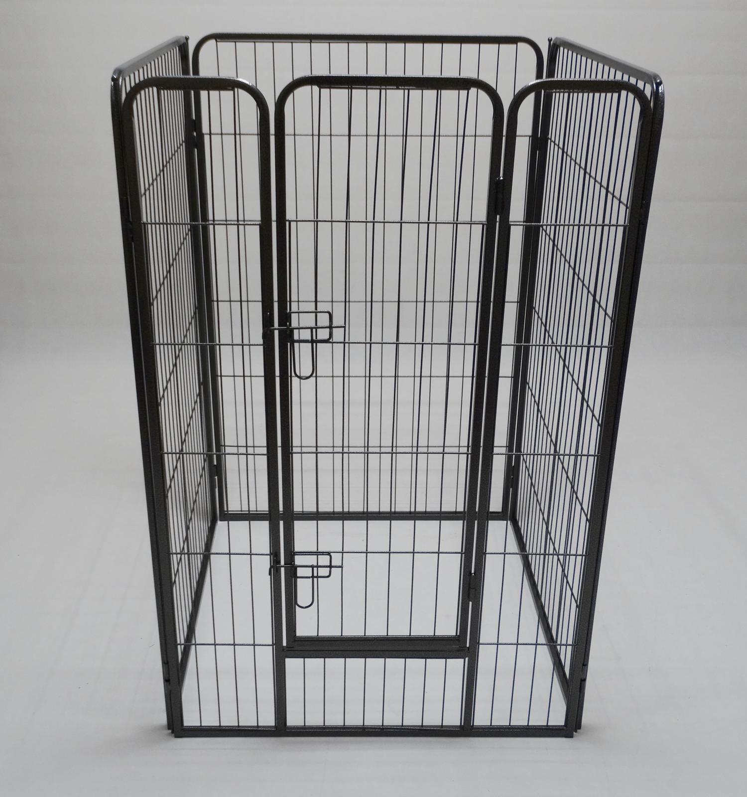 YES4PETS 4 Panel 120 cm Heavy Duty Pet Dog Cat Rabbit Playpen Fence V278-HPL120-4-B-DOOR