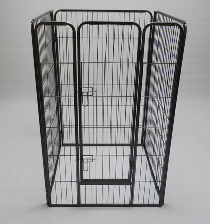 YES4PETS 4 Panel 120 cm Heavy Duty Pet Dog Cat Rabbit Playpen Fence V278-HPL120-4-B-DOOR