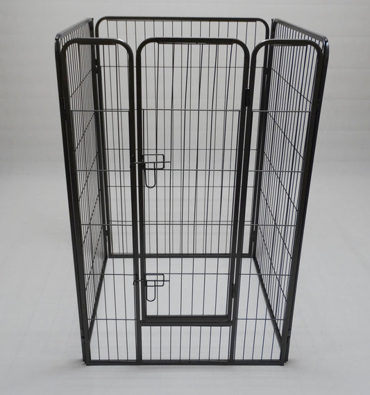 YES4PETS 4 Panel 120 cm Heavy Duty Pet Dog Cat Rabbit Playpen Fence V278-HPL120-4-B-DOOR
