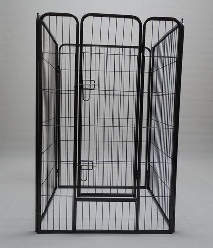 YES4PETS 4 Panel 120 cm Heavy Duty Pet Dog Cat Rabbit Playpen Fence V278-HPL120-4-B-DOOR