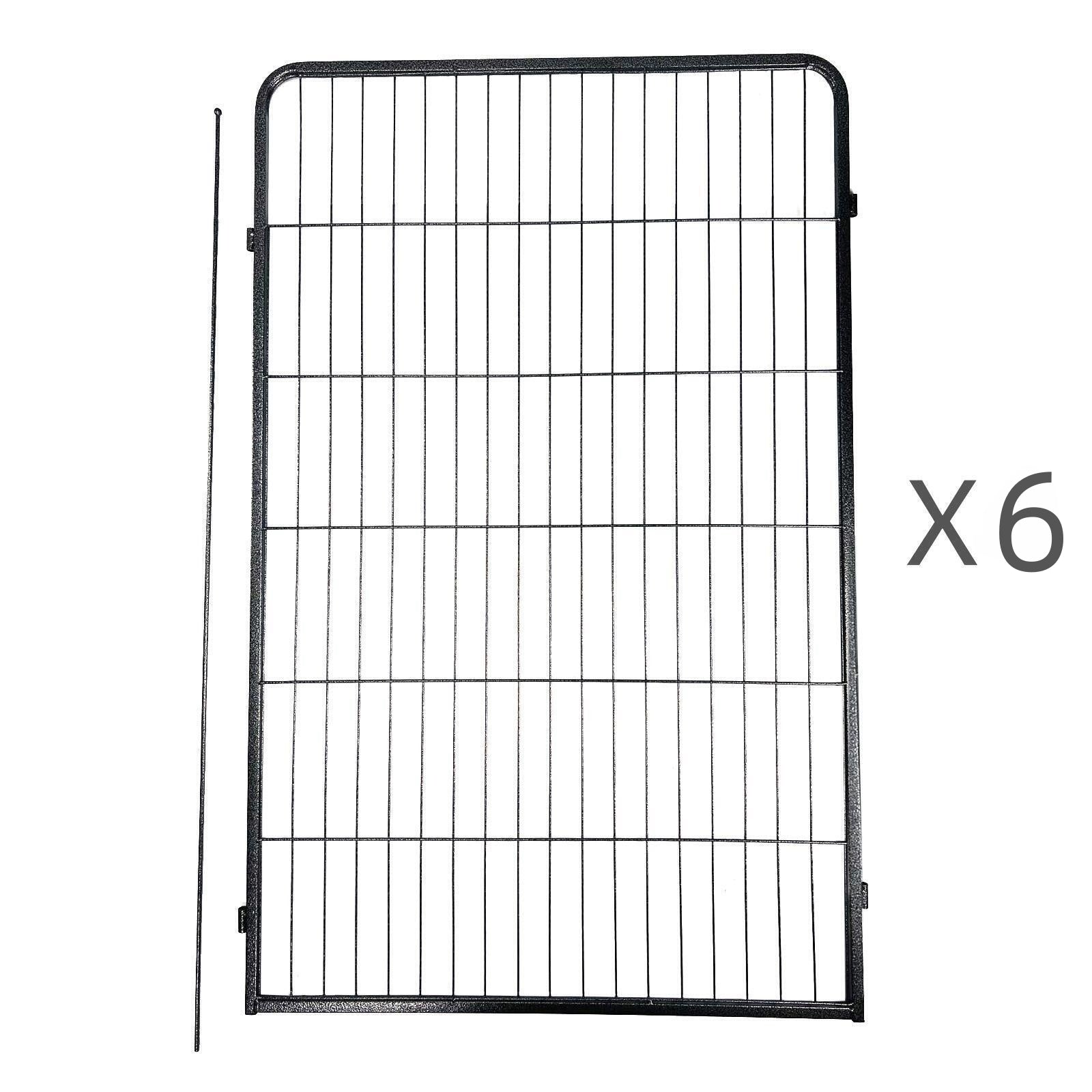 YES4PETS 6 Panel 120 cm Heavy Duty Pet Dog Cat Rabbit Playpen Fence V278-HPL120-6-A