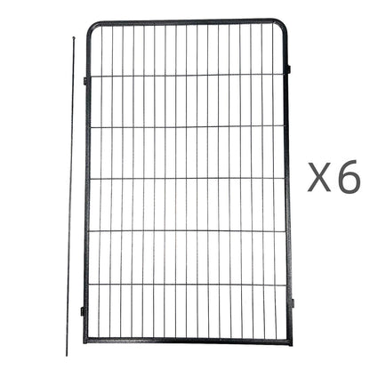 YES4PETS 6 Panel 120 cm Heavy Duty Pet Dog Cat Rabbit Playpen Fence V278-HPL120-6-A