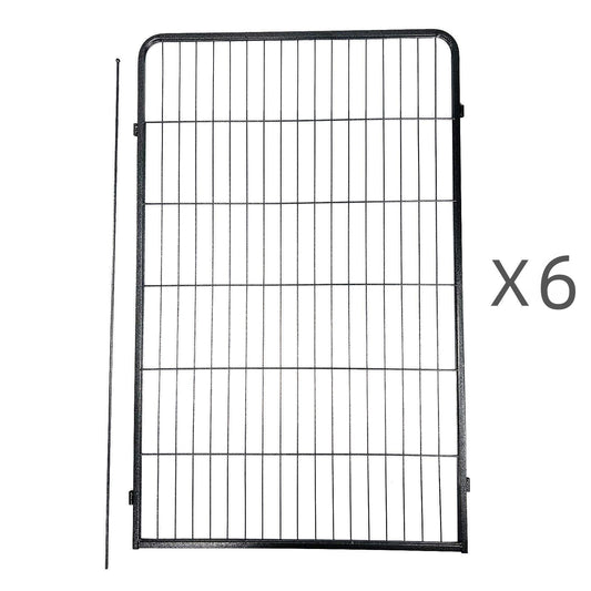 YES4PETS 6 Panel 120 cm Heavy Duty Pet Dog Cat Rabbit Playpen Fence V278-HPL120-6-A