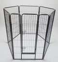 YES4PETS 6 Panel 120 cm Heavy Duty Pet Dog Cat Rabbit Playpen Fence V278-HPL120-6-B-DOOR