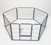 YES4PETS 6 Panel 60 cm Heavy Duty Pet Dog Puppy Cat Rabbit Exercise Playpen Fence V278-HPL60-6-DOOR