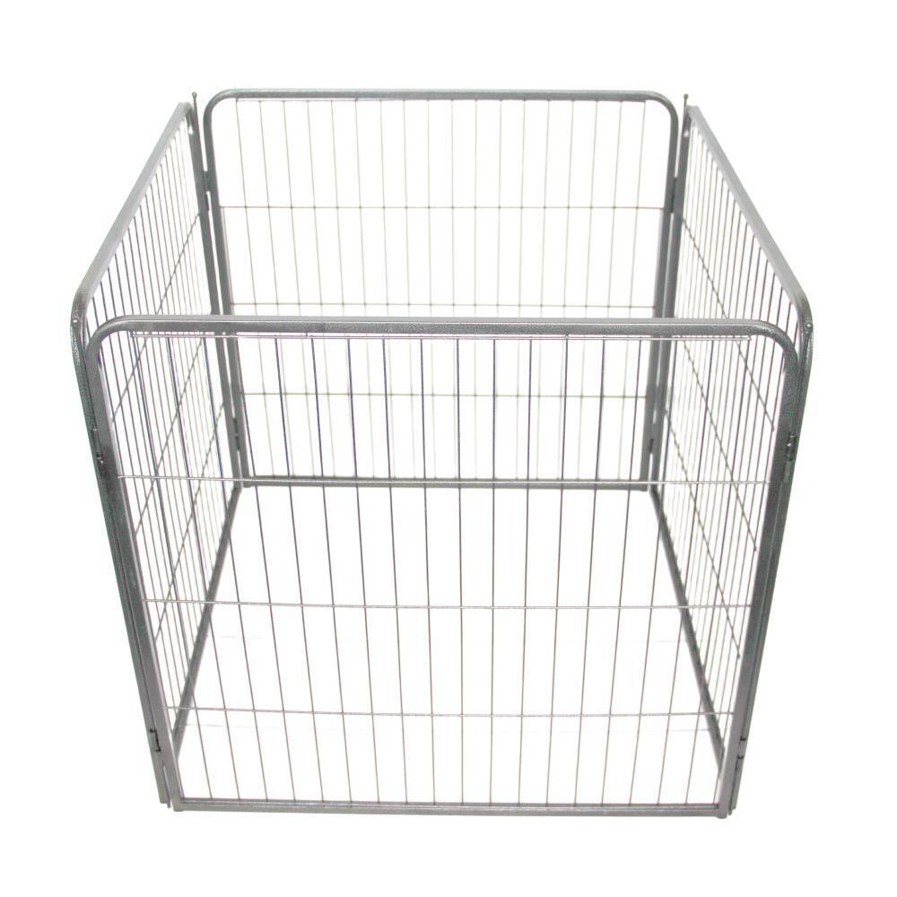 YES4PETS 4 Panel 80 cm Heavy Duty Pet Dog Puppy Cat Rabbit Exercise Playpen Fence Extension V278-HPL80-4-A