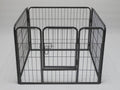 YES4PETS 4 Panel 80 cm Heavy Duty Pet Dog Puppy Cat Rabbit Exercise Playpen Fence Extension V278-HPL80-4-B-DOOR