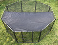 YES4PETS 80 cm Heavy Duty Pet Dog Puppy Cat Rabbit Exercise Playpen Fence With Cover V278-HPL80-8-BK-COVER
