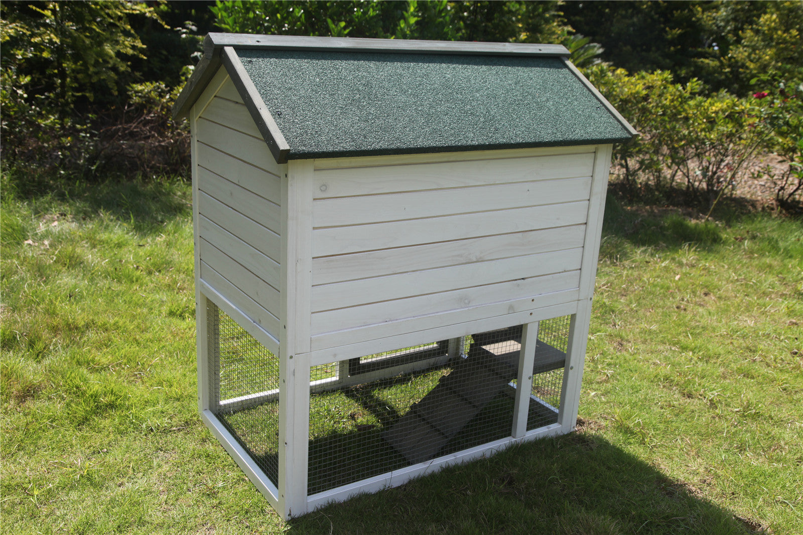 YES4PETS XL Double Storey Rabbit Hutch Guinea Pig Ferret Cage 102x65x98cm V278-HUTCH-055