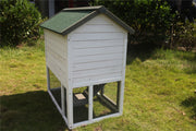 YES4PETS XL Double Storey Rabbit Hutch Guinea Pig Ferret Cage 102x65x98cm V278-HUTCH-055