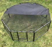 YES4PETS 8-Panel Pet Dog Puppy Exercise Pen Enclosure Playpen Cover V278-L-BK-PLAYPENCOVER-8