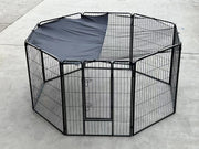 YES4PETS 8-Panel Pet Dog Puppy Exercise Pen Enclosure Playpen Cover V278-L-BK-PLAYPENCOVER-8