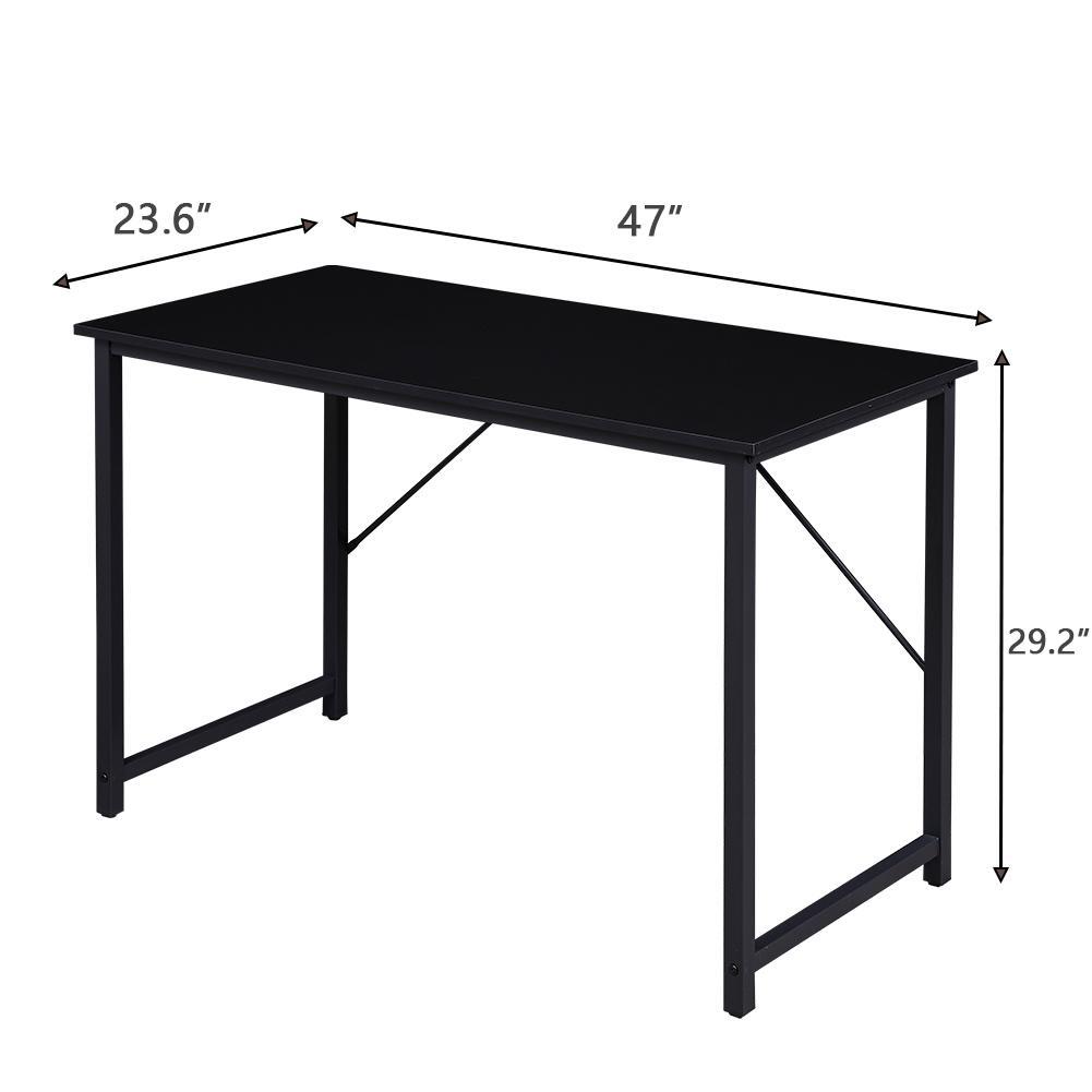 YES4HOMES Computer Desk, Sturdy Home Office Desk for Laptop, Modern Simple Style Writing Table, Multipurpose V278-M7910B-OFFICE-DESK